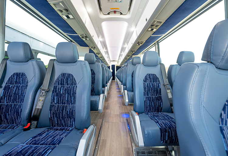 Long distance charter bus in Miami